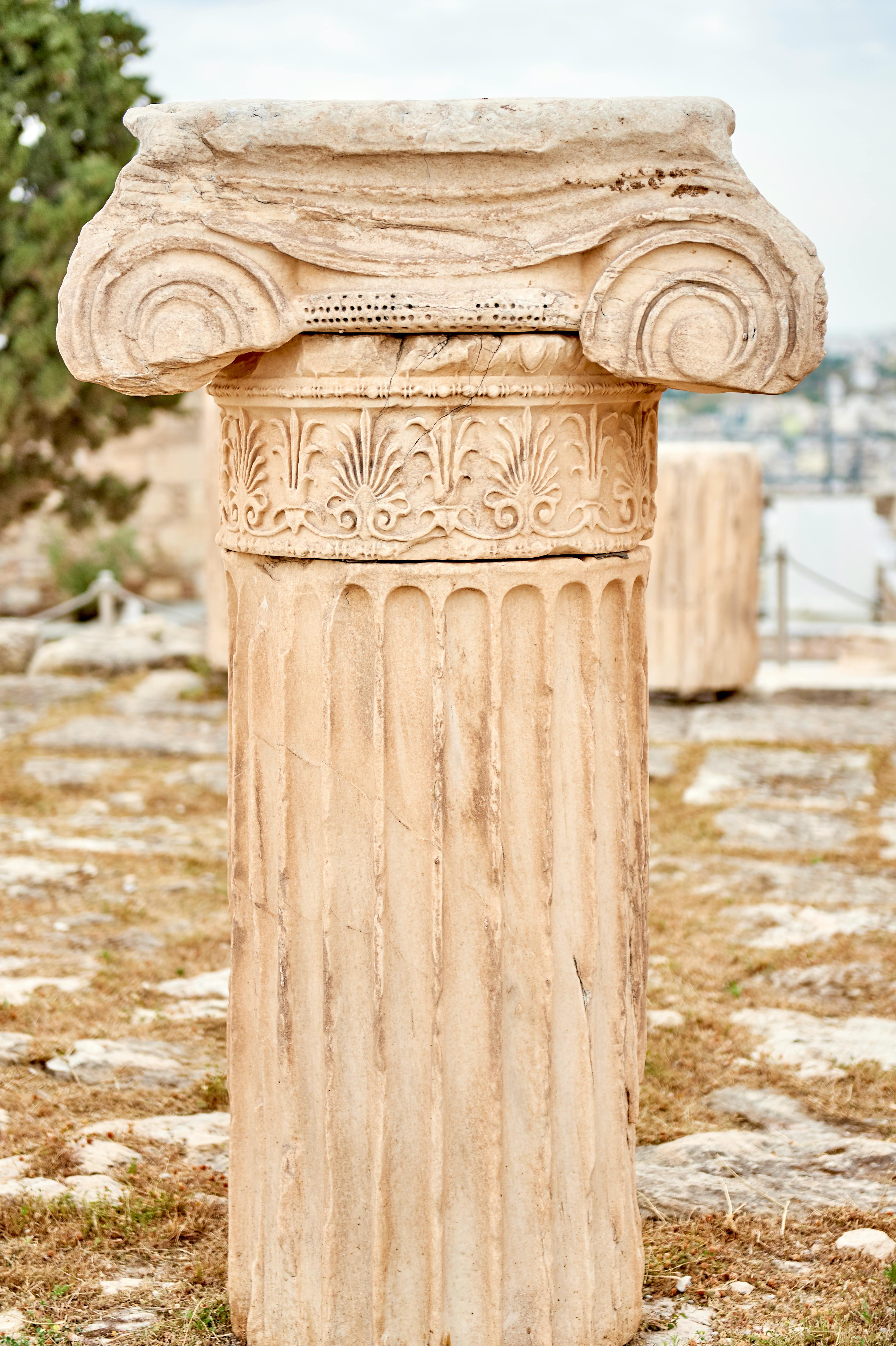 greek column image